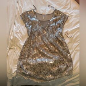 Free People Sequin Dress Size Small